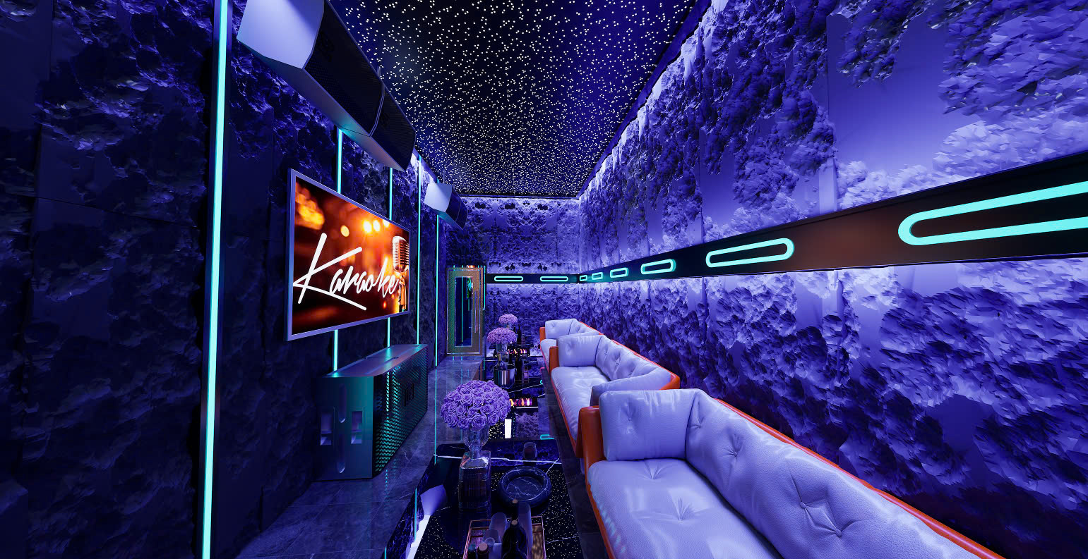 thiết kế phòng karaoke tại long an